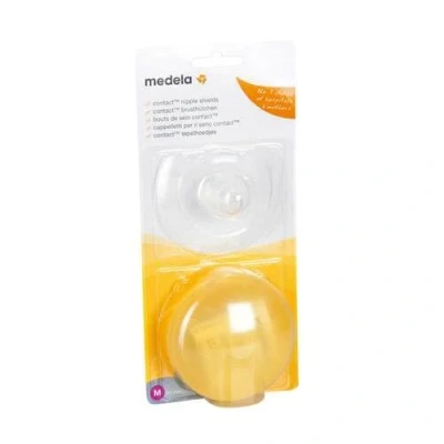 Afbeelding van 2x Medela Contact Tepelhoedjes Medium 1 paar