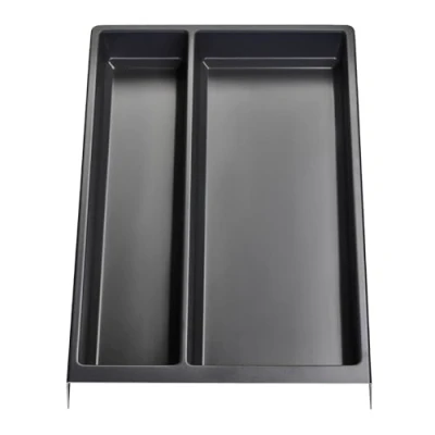 Afbeelding van Orga Box multifunctioneel inzetstuk SEPARADO Individual korrel leigrijs (300 x 474 51 mm) Lade vanaf 40 cm kastbreedte voor groot keukengerei