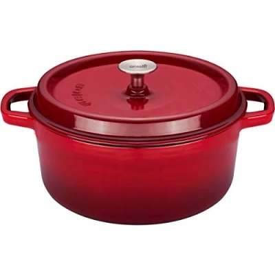 Afbeelding van Braadpan Sola Gietijzer 28 cm Rood