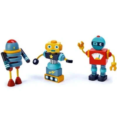 Afbeelding van Tender leaf toys bouwset robots