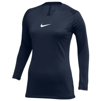 Afbeelding van Nike Dames Top Met Lange Mouwen W Nk Df Park 1Stlyr Jsy Ls, Midnight Navy/Wit, AV2610 410, M