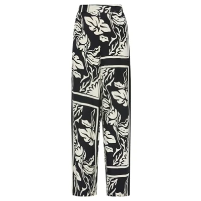 Afbeelding van s.Oliver Black Label Regular MIT WIDE LEG Broek, Dames, Maat: 32, Schwarz