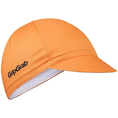 Afbeelding van GripGrab Lightweight Zomer Fietspet Mesh Cycling Cap Retro Fietsmuts Oranje Unisex Maat S/M