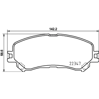 Afbeelding van Brembo Remblokset P 68 067