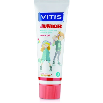 Afbeelding van Vitis Junior 6+ jaar tandpasta/gel Tutti Frutti