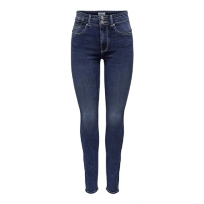 Afbeelding van ONLY Onlroyal PUSH Jeans Skinny Fit, Dames, Maat: XSx32, Dark blue denim