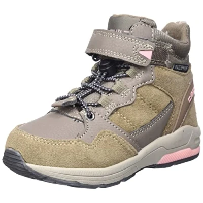 Afbeelding van CMP Unisex Kids Hadil Leather Wp Urban Shoes Sportschoenen voor kinderen, Grijs Cenere, 30 EU