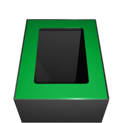 Afbeelding van V Part top voor modulaire afvalbak 60 l, groen deksel
