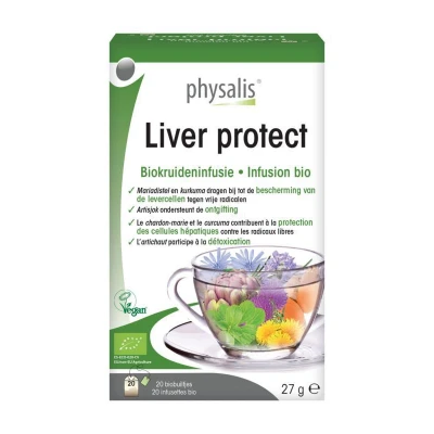 Afbeelding van Physalis Liver Protect Biokruideninfusie Biobuiltjes 20ST