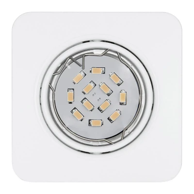 Afbeelding van EGLO Peneto Inbouwspotje LED 87X87mm. Wit Richtbaar