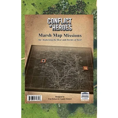 Afbeelding van Conflict of Heroes: Marsh Map Missions Uitbreiding Bordspel Academy Games