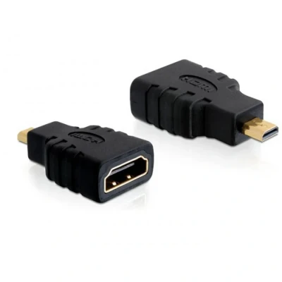 Afbeelding van Delock 65242 Adapter High Speed HDMI micro D male naar A female