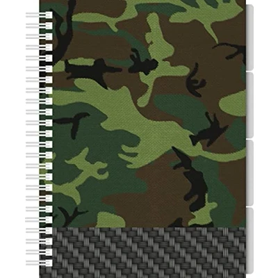 Afbeelding van 4 in 1 blok Camo 2.0 A5 lijn 60 grams 200 bladzijden met elastiek FSC MIX K 21418
