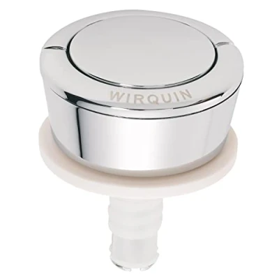 Afbeelding van Wirquin 10724090 Jollyflush Enkele Flush Chrome Toilet Drukknop 19007001, Multi Colour