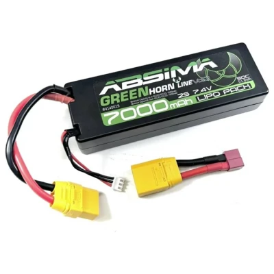 Afbeelding van Absima LiPo accupack 7.4 V 7000 mAh Aantal cellen: 2 50 C Stick XT90