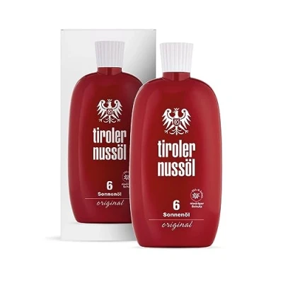 Afbeelding van Tiroler Nussöl Zonneolie origineel waterdicht LSF 6, per stuk verpakt (1 x 75 ml)