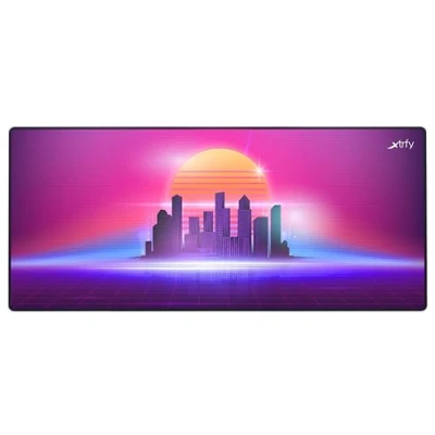 Afbeelding van CHERRY XTRFY GP5 XL RETROWAVE muismat Game Meerkleurig