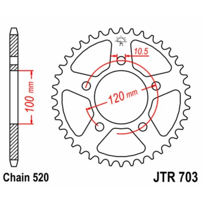 Afbeelding van Rek JT JTR703,44