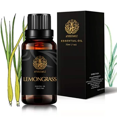 Afbeelding van Therapeutische gradencitroengras, etherische olie voor diffusers, 30 ml, 100% zuivere olie, citroengras luchtbevochtigers, 1 oz aromatherapie thuis, massage