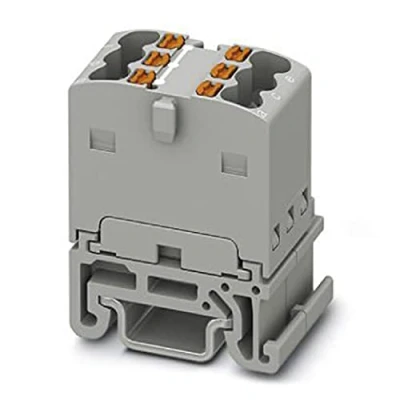 Afbeelding van Phoenix Contact PTFIX 6X1,5 NS15A GY 3002910 Verdeelblok Aantal polen: 6 0.14 mm² 1.5 Grijs 20 stuk(s)