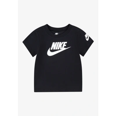 Afbeelding van Nike Sportswear Futura Evergreen TEE Unisex Tshirt print voor kinderen, Maat: 74/80, Black/white