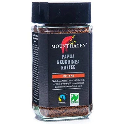 Afbeelding van Mount Hagen oploskoffie ontcafeïneerd 100g