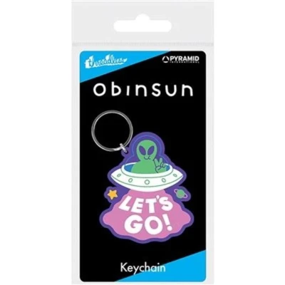 Afbeelding van Pyramid Int. Obinsun Rubberen Sleutelhanger Let&#039;s Go UFO (Diversen) Nieuw
