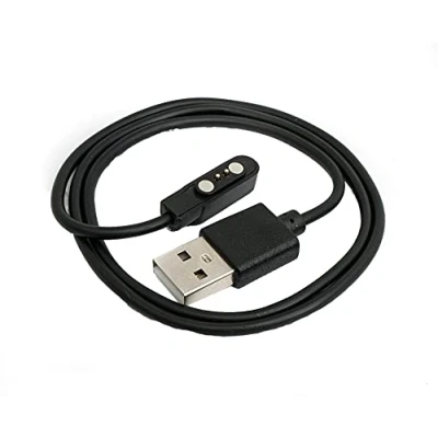 Afbeelding van System S USB 2.0 kabel 60 cm oplaadkabel voor Xiaomi Mibro Air Smartwatch in zwart