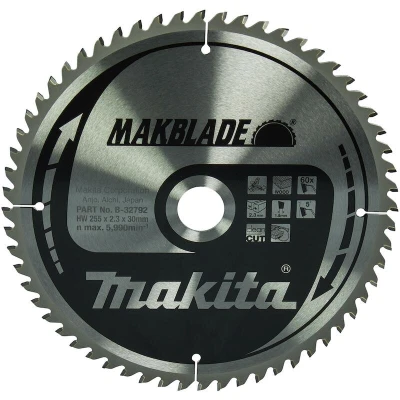 Afbeelding van Makita Zaagblad Hout 255X30x60t 5G B 32792