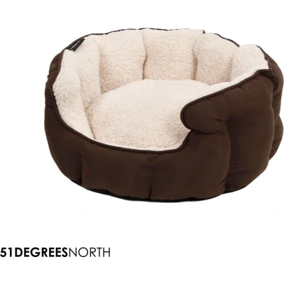 Afbeelding van 51Degrees North Sheep Hondenmand L Bruin Ø75 x 30 cm