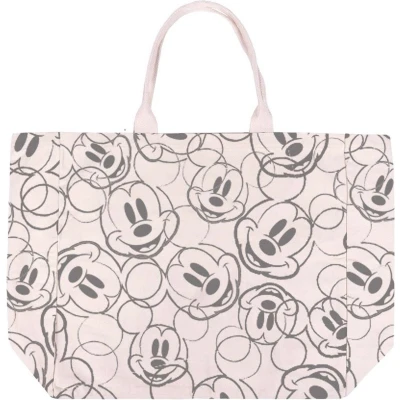 Afbeelding van Handtas Mickey Mouse Handvatten Beige