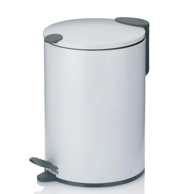 Afbeelding van Prullenbak Kela Mats 3L White