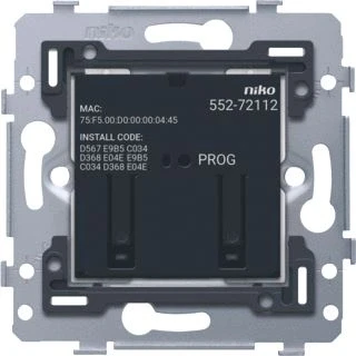 Afbeelding van Niko geconnecteerde tweevoudige schakelaar zigbee type 552 72112