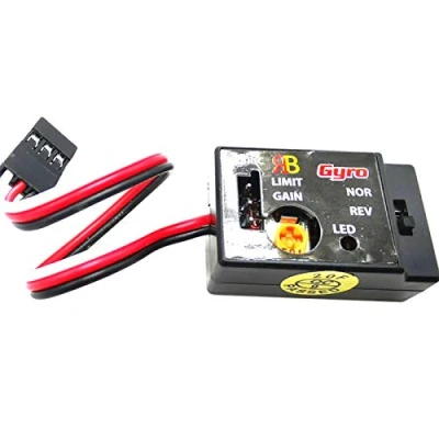 Afbeelding van Tongdejing Mini Gyro Module voor RC Cars Drift Drive, automatische stabiliteitscontrole Gevoeligheid instelbaar, R484 Analoog SMM systeem Car Stabilizer 4 6V WPL D12