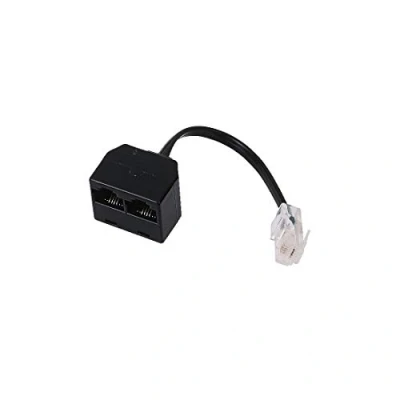 Afbeelding van Hama ISDN doorgangsadapter 2 voudig, modulaire stekker US 8p4c koppelingen