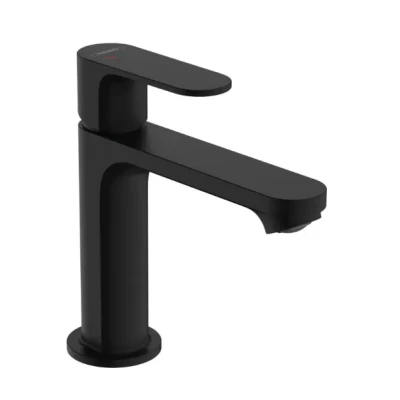 Afbeelding van Hansgrohe rebris s eengreeps wastafelkraan 110 coolstart ecosmart met pop up trekwaste 4 l min mat zwart 72588670
