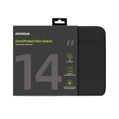 Afbeelding van Innostyle® Omniprotect Slim Laptoptas 14&quot; Waterdichte Zwart