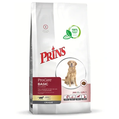 Afbeelding van Prins Procare Basic Croque Excellent Gevogelte&amp;Vlees Hondenvoer 10 kg