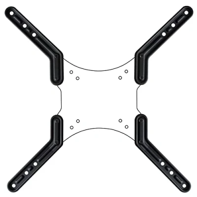 Afbeelding van VESA adapterplaten voor LCD LED OLED Plasma Gebogen TV bevestiging uitbreiding van 200 naar 300 en 400 zwart model: AD22B