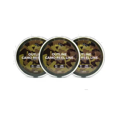 Afbeelding van Avid Carp Outline Camo Reel Line (1000m) Maat : 15lb 0.35mm 6.8 kilo