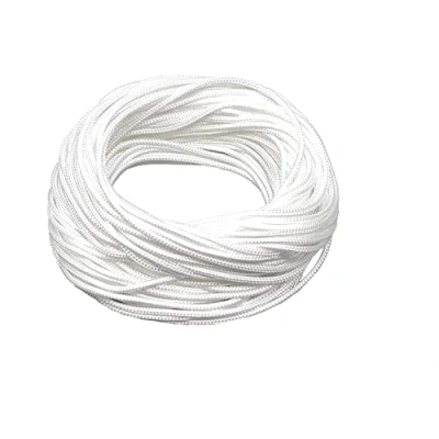 Afbeelding van The Bead Shop Roman Blind Cord 1.2mm Wit 10 Meter String voor Oostenrijkse Festoen Cording