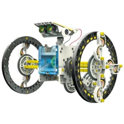 Afbeelding van EDUCATIEVE ROBOTKIT OP ZONNE ENERGIE 14 IN 1