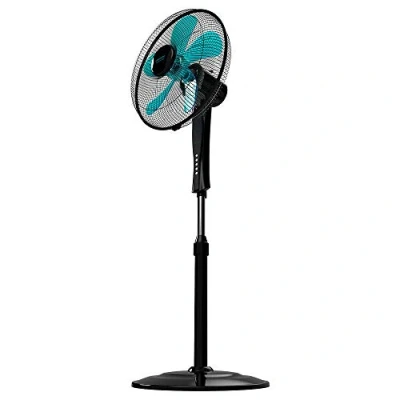 Afbeelding van Cecotec Staande ventilator EnergySilence 530 Power Connected Black. 50 W, 5 bladen met een diameter van 30 cm, 3 snelheden, kopermotor, oscillerend, afstandsbediening, 2 uur timer, zwart