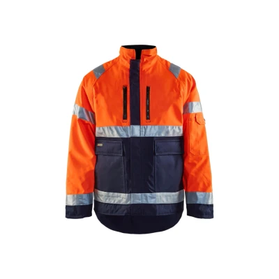 Afbeelding van Blaklader Winterjas High Vis 4827 1977 Oranje/Marineblauw
