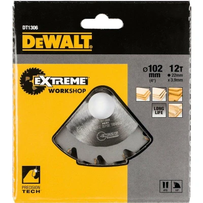 Afbeelding van DeWalt Accessoires Lamellenfreeszaagblad, 102x3,9x22x12t, spaanbegrensd (t.b.v. DW682/DW685) DT1306 QZ