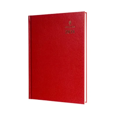 Afbeelding van Collins Standaard Bureau 2024 Dagboek A4 Week to View Zakelijk Business Planner en Organisator Januari tot December Wekelijks Rood 40.15 24