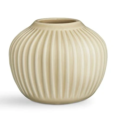 Afbeelding van Kähler Vaas H13 cm Hammershøi Deens design voor bloemen Handgemaakt, Zand