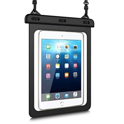 Afbeelding van HopMore waterdichte hoes voor iPad Huawei Samsung, tas New Pro 9.7, Air/Air 2, MediaPad T3 / M3 Lite 10 inch, Tab A/Tab E/S2/S3 9,7 inch (8,1 inch)
