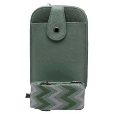 Afbeelding van Schoudertas Dames Tas Cross Body Effen Mint Groene