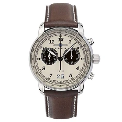 Afbeelding van Zeppelin, Horloge, LZ127 Graaf, Bruin, (Chronograaf, 40 mm)